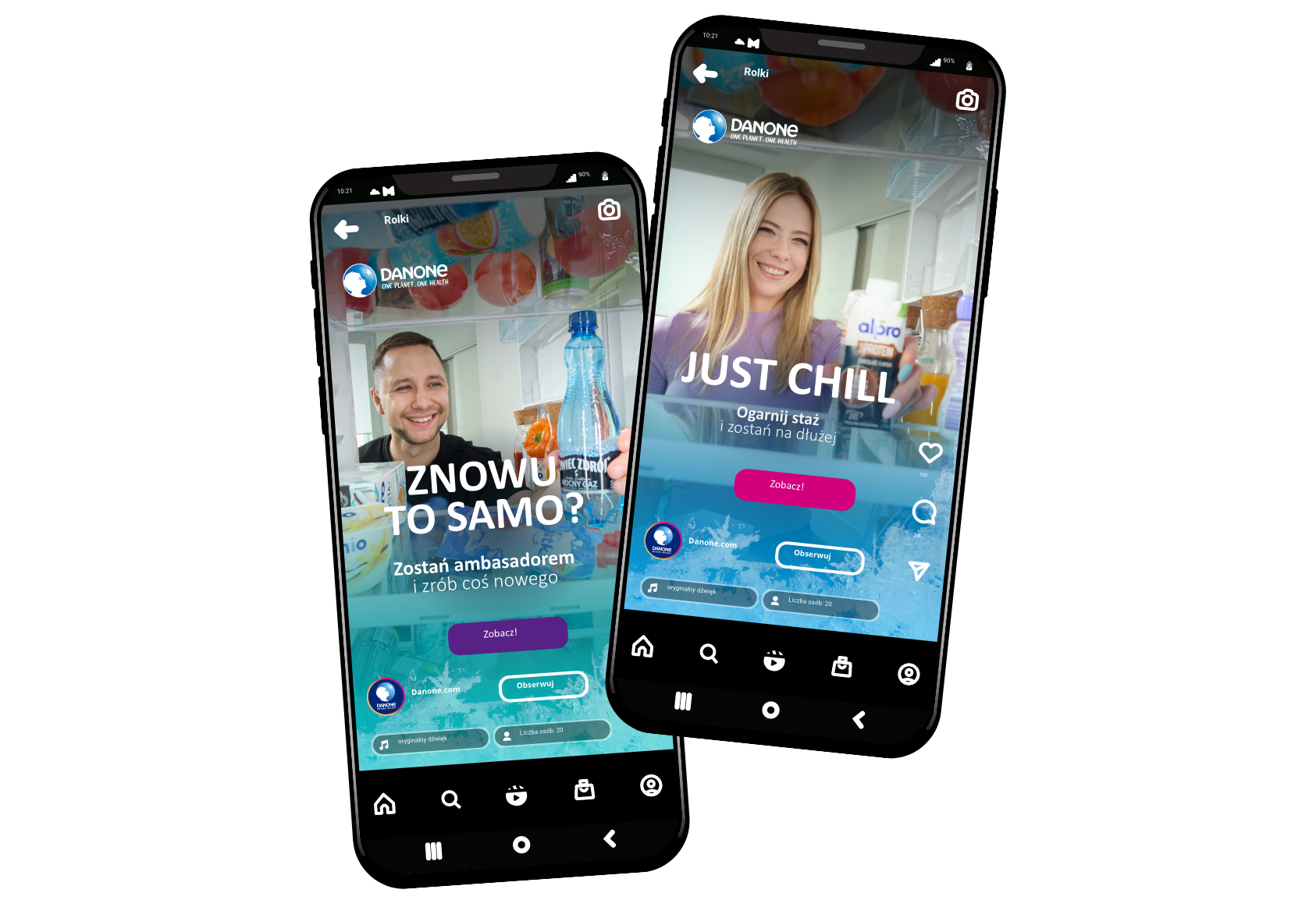 Danone Kampania Rekrutacyjna Tik Tok